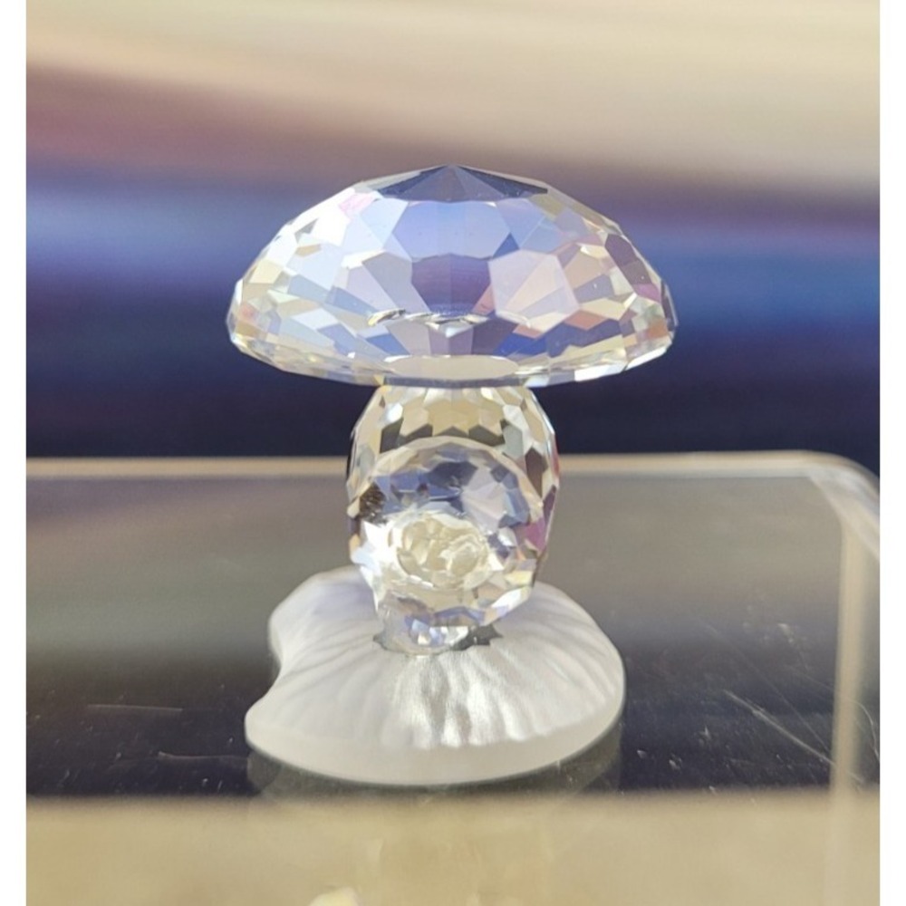 SWAROVSKI Crystal Mushrooms from Woodland Friends Collection - Vintage - Picture 5 of 6